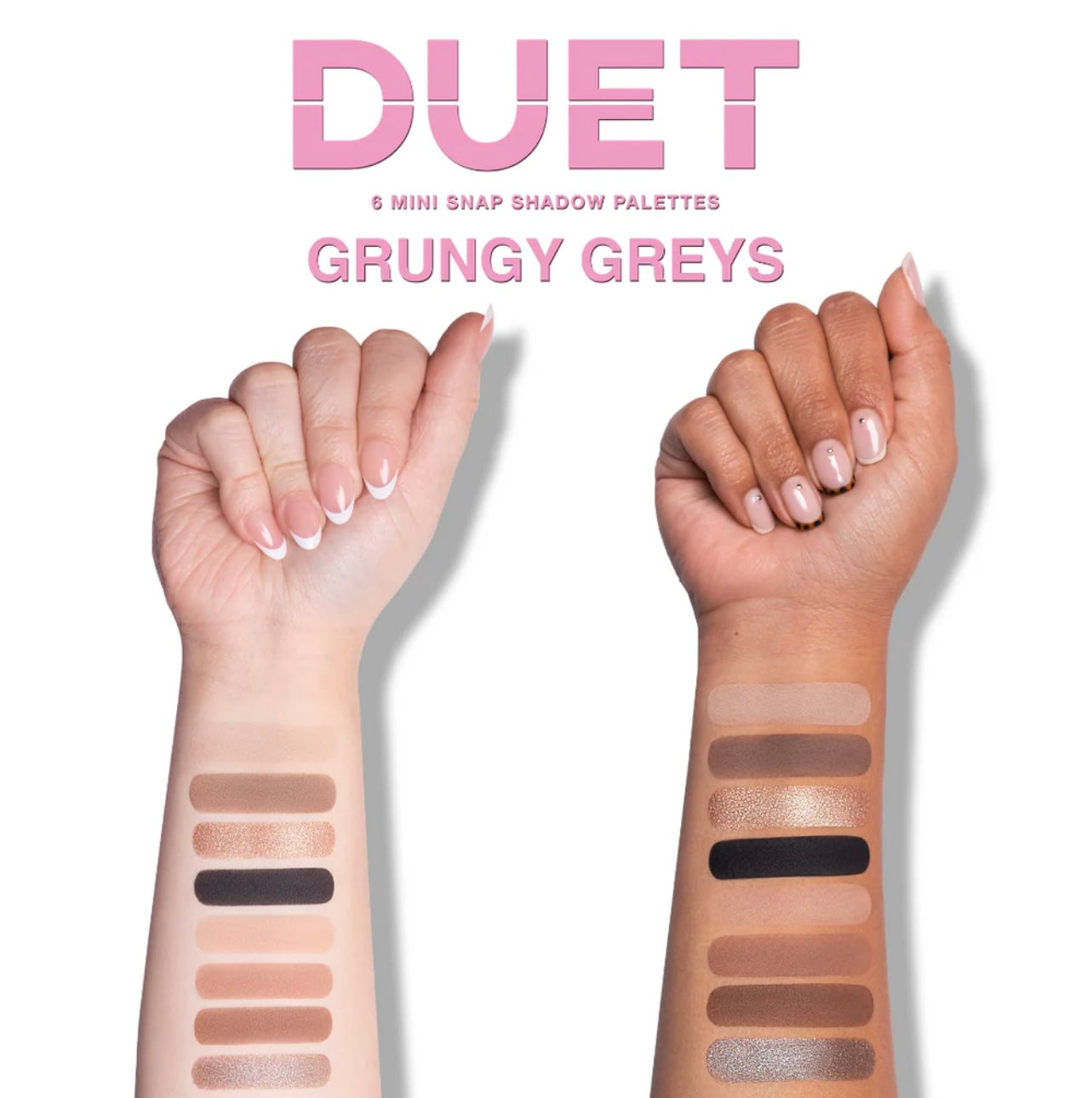 DUET- GREYS MINI SNAP PALETTES